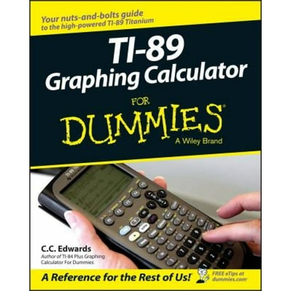 Pre-Owned TI-89 Graphing Calculator for Dummies (Paperback) 9780764589126