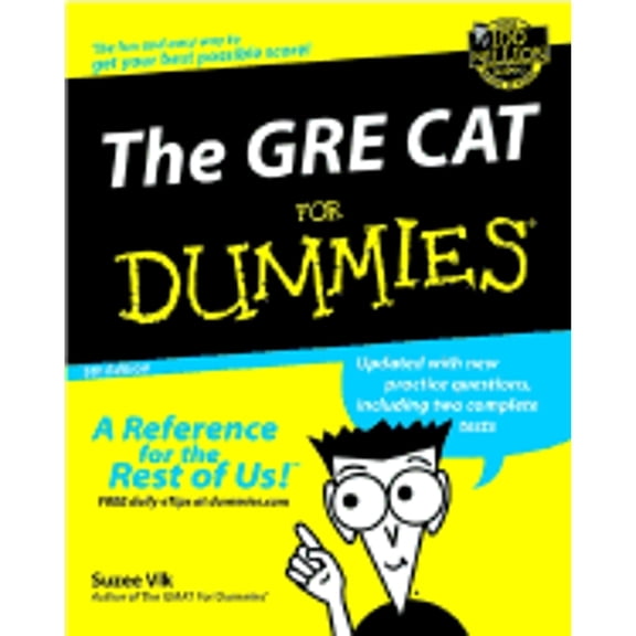 Pre-Owned The GRE Test For Dummies (GRE CAT FOR DUMMIES) (Paperback) 0764554735 9780764554735