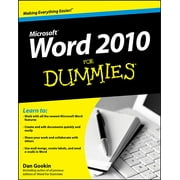 DAN GOOKIN For Dummies Word 2010 For Dummies, (Paperback)