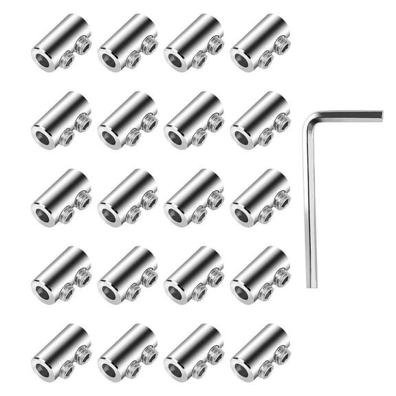 For Durable 20Pcs Double Wire Rope Clips Set - Secure, Easy Installation &