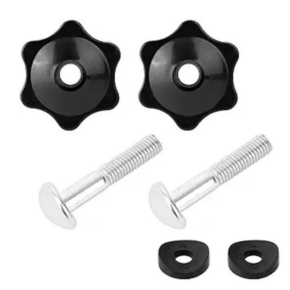 For Durable 2Pcs Lawn Mower Handle Knob Kit With Screws Washers For Toro Mowers