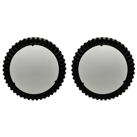 For Durable 6-Inch Bbq Grill Wheels (With/Without Cap) - 2-Pack, Easy To Move