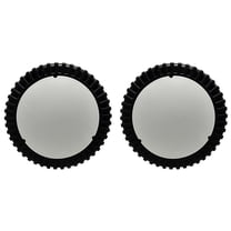 For Durable 6-inch BBQ grill wheels (with/without cap) - 2-pack, Easy to move