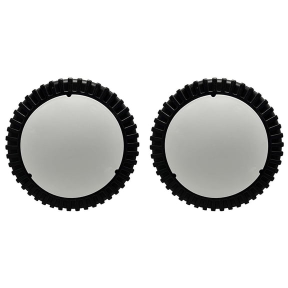 For Durable 6-inch BBQ grill wheels (with/without cap) - 2-pack, Easy to move