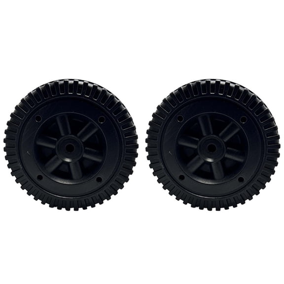 For Durable 6-inch BBQ grill wheels (with/without cap) - 2-pack, Easy to move
