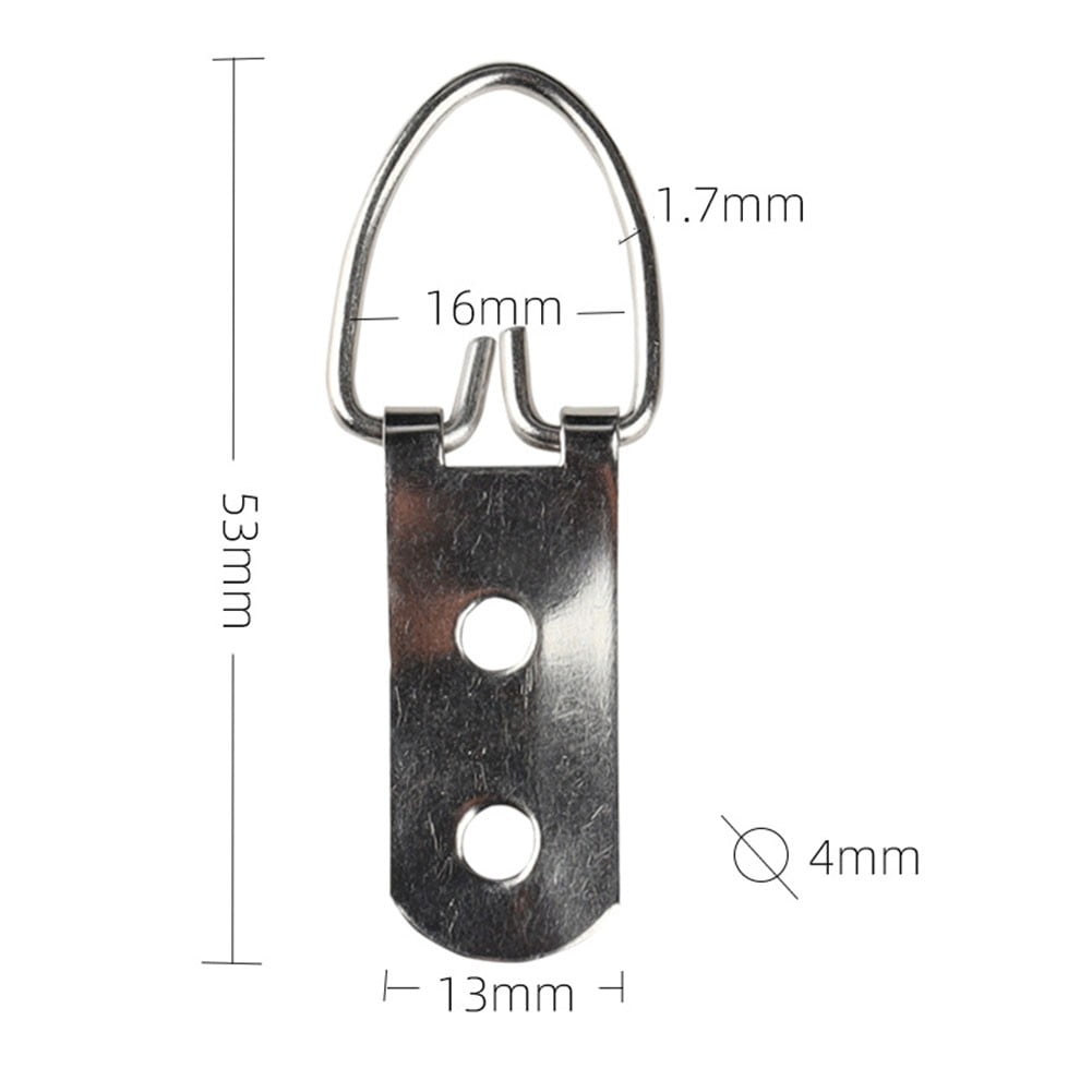 For Durable D-Ring Picture Hangers With Screws - 100 Pack For Easy Wall Decor!