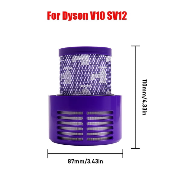 For Dy*son V6 V7 V8 V10 V11 V12 V15 Vacuum Cleaner Accessories Soft Roller Brush Washable Filter Roller Brush Head Replacement