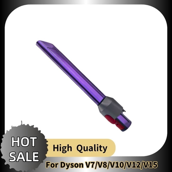 For Dy*son Vacuum Cleaner Lighting Flat Suction Gap LED Narrow Slit Long Flat Mouth Suction Head V7/V8/V10/V11/V15 Accessories