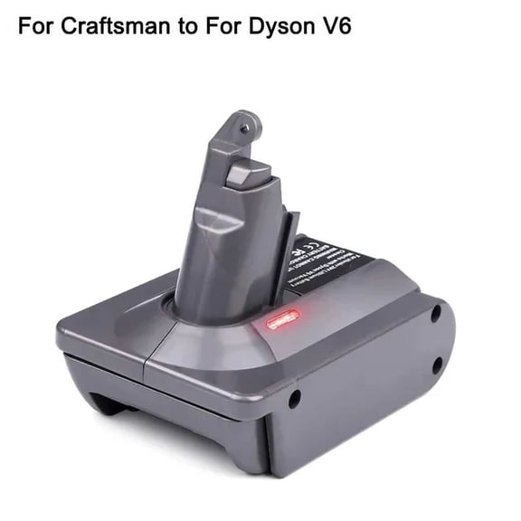 For Dyson V6 Battery Adapter for Makita/Bosch/Dewalt/Milwaukee/Ryobi/Craftsman/Einhell/Black&Decker 18V 20V Battery Converter