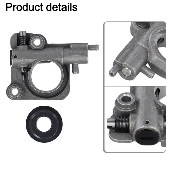 For ECHO Chainsaws Chainsaw Maintenance Auto Oiler Pump Chainsaw Operation Silver Oil Pump Replacement Part Easy Installation