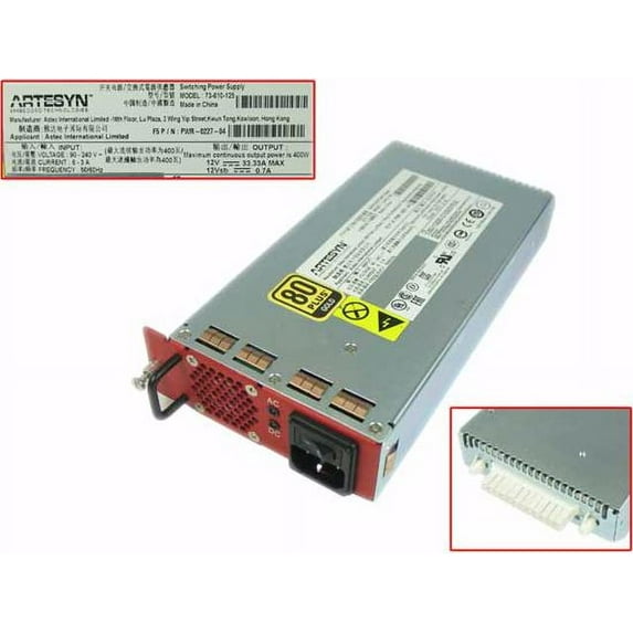 For EMERSON 73-610-125 PWR-0227-04 Server Power Supply 400W