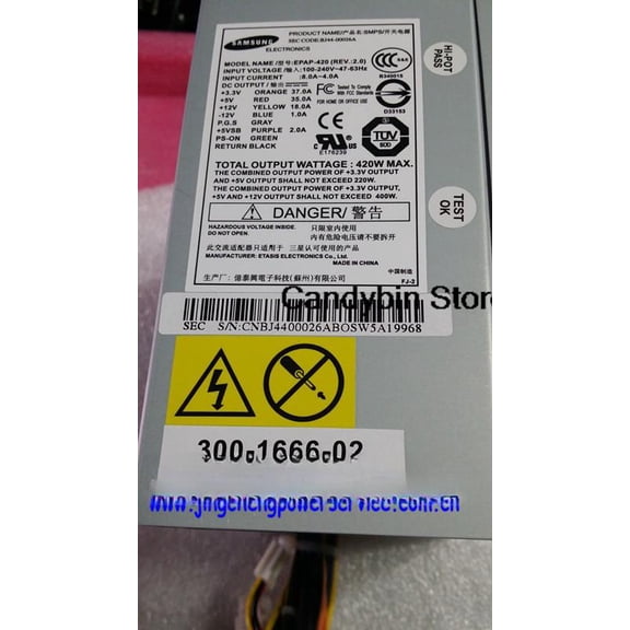 For EPAP-420 SUN Blade1500B1500 Workstation Power Supply