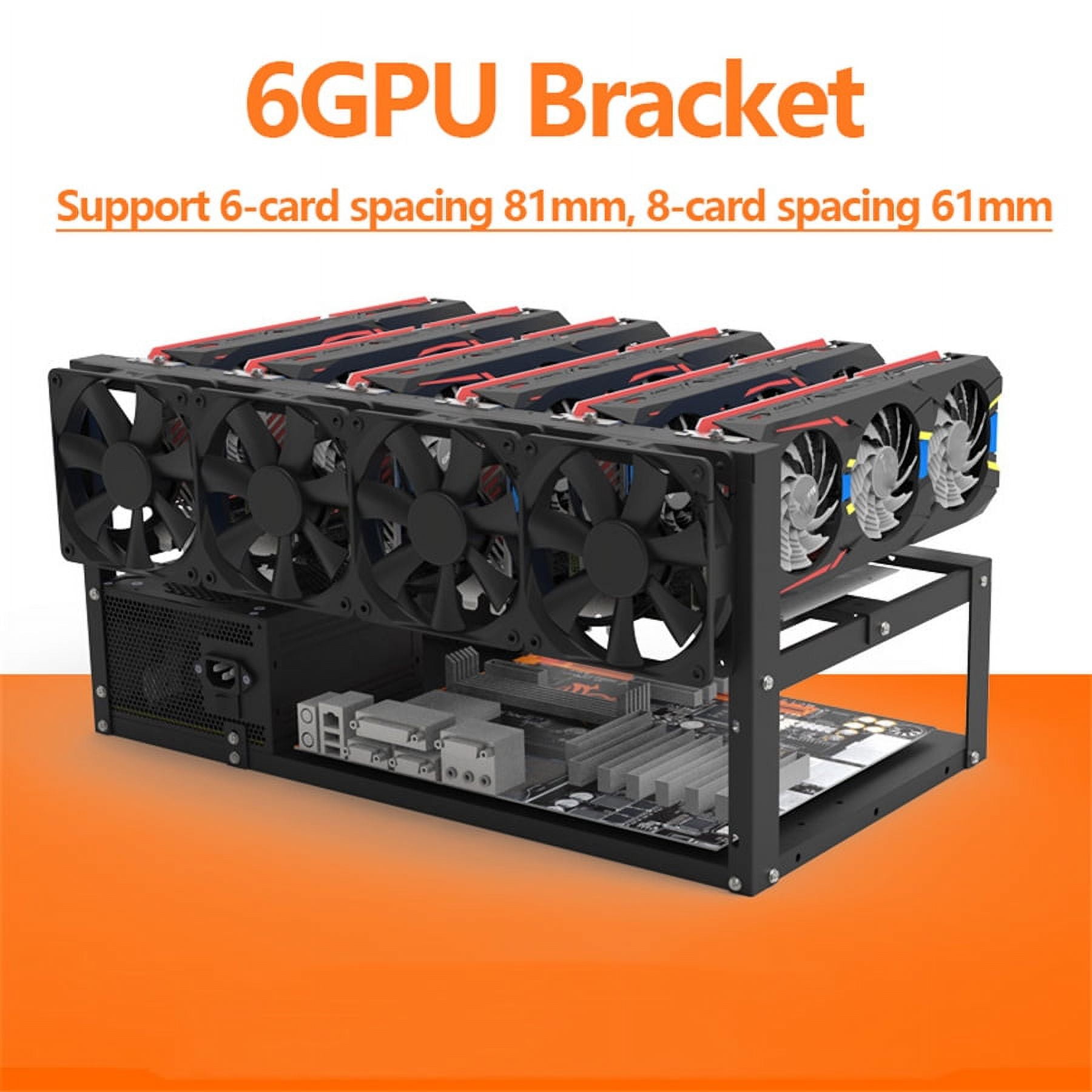 PCケース BTC-S37 Mining Rig Case 8 GPU Complete Miner Rig