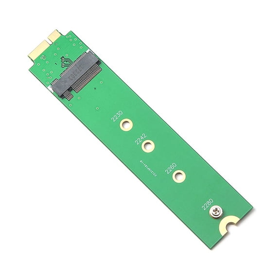 For EVO PM871 M.2 SSD Adapter Replace For book Air 2010 2011 A1369 A1370 SSD 12+6pin to B Key Drives Card