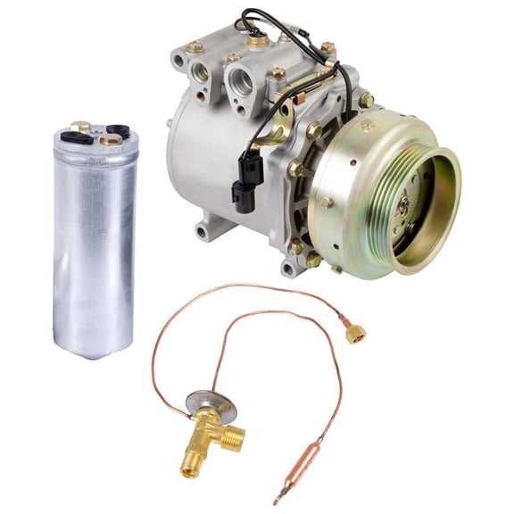 For Eagle Summit 1.8L 1994 1995 1996 AC Compressor w/ A/C Drier & Exp - BuyAutoParts