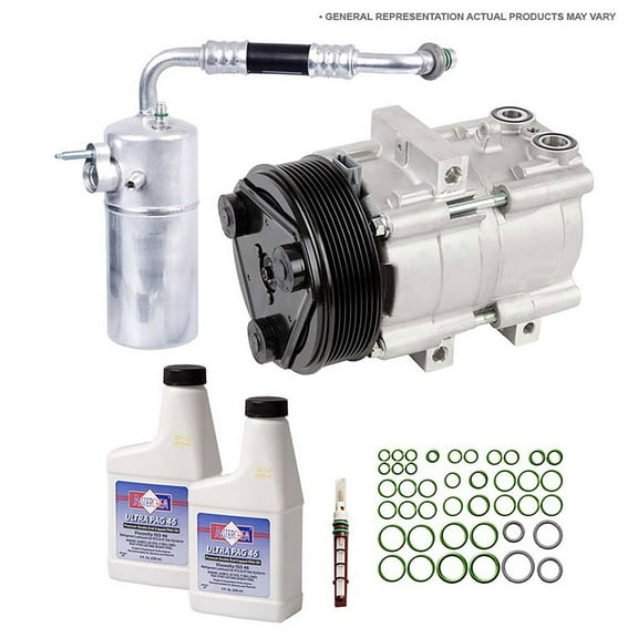 For Eagle Summit 1989 1990 OEM AC Compressor w/ A/C Repair Kit - BuyAutoParts