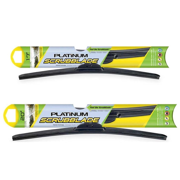 For Eagle Summit Mitsubishi Mirage Scrubblade Platinum Wiper Blade Set - BuyAutoParts