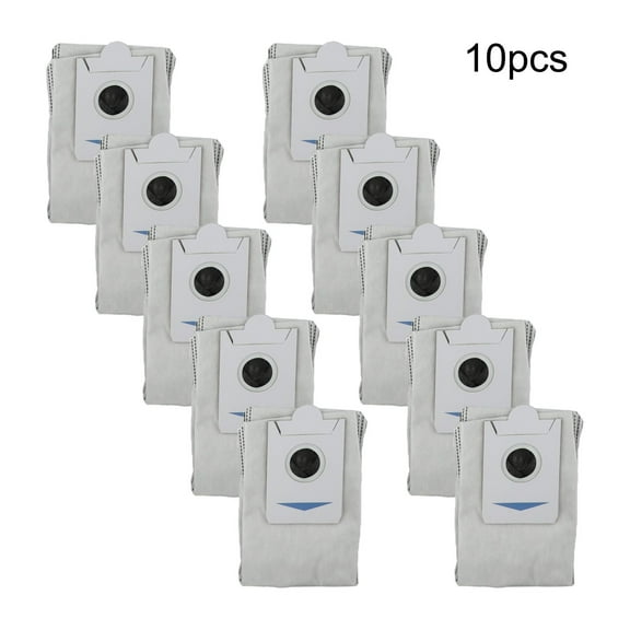 For Ecovacs T30S T30S AI Care T30S PRO Robot Vacuum Cleaner Dust Bags 10 Pack Large Capacity Non-Woven Fabric