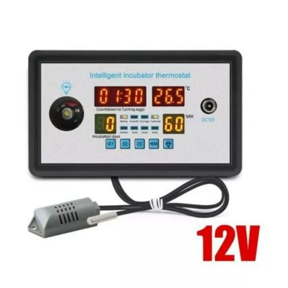 For Egg Controller Incubator With Multifunction Automatic Temperature Thermostat 12V Smile Home