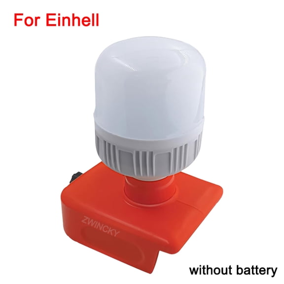 For Ein*hell 18V Li-ion Battery Cordless LED Bulb Emergency Flood Lamp Camping lamp Cool White Light for Indoor Outdoor Use