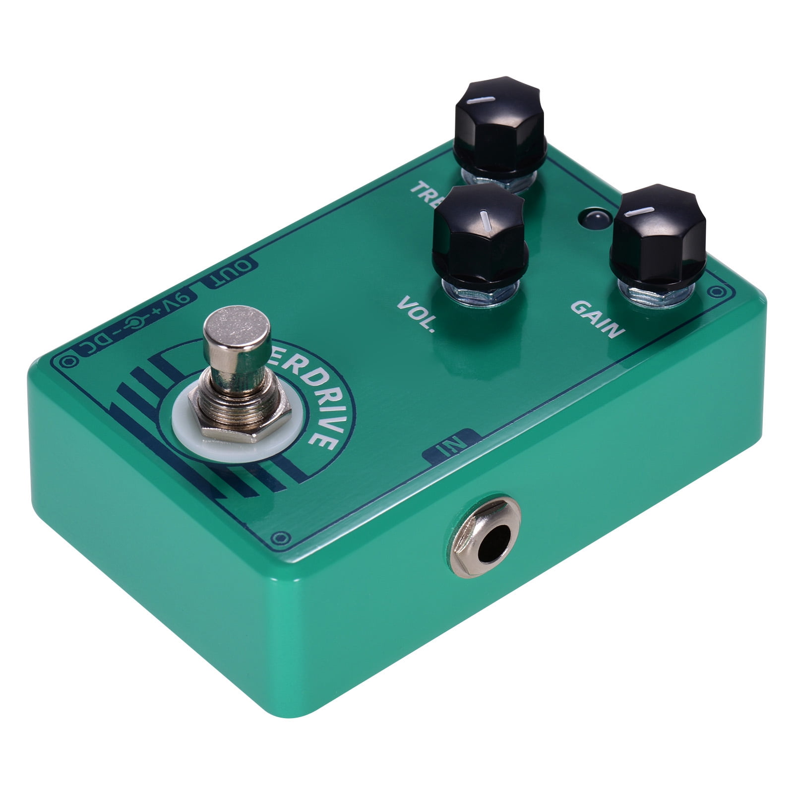 For Electric Guitar For Dolamo D-12 Overdrive Guitar Effect Pedal with Treble Gain Volume Controls True Bypass Design for Electric Guitar