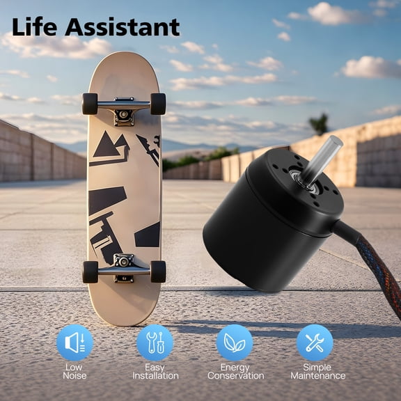 For Electric Skateboard Longboard 2300W 170KV Efficience Brushless Belt Sensored Motor Aluminum Alloy