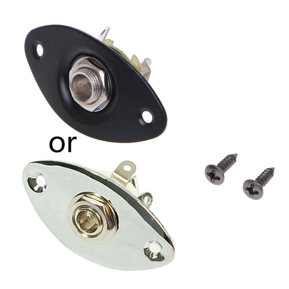 For Electronic Guitar Guitar Accessories Output for Eye Oval Plate Chro