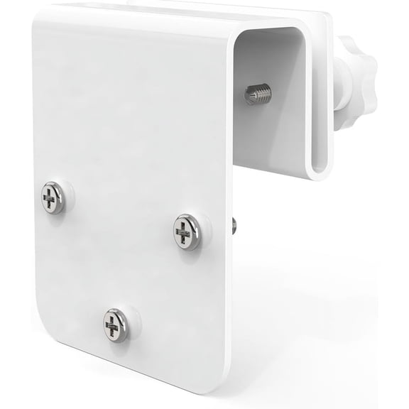 For Eufy Security SoloCam S340/SoloCam E30/E42 solar security camera gutter mounting bracket (1 pack - white)