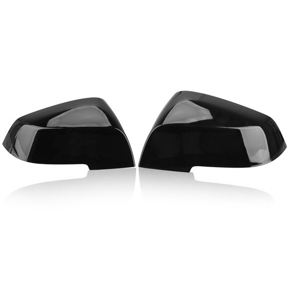 For F30 F35 14-19 Rear View Side Cover Black Trims Accessories 1Pair Side Cover Trim