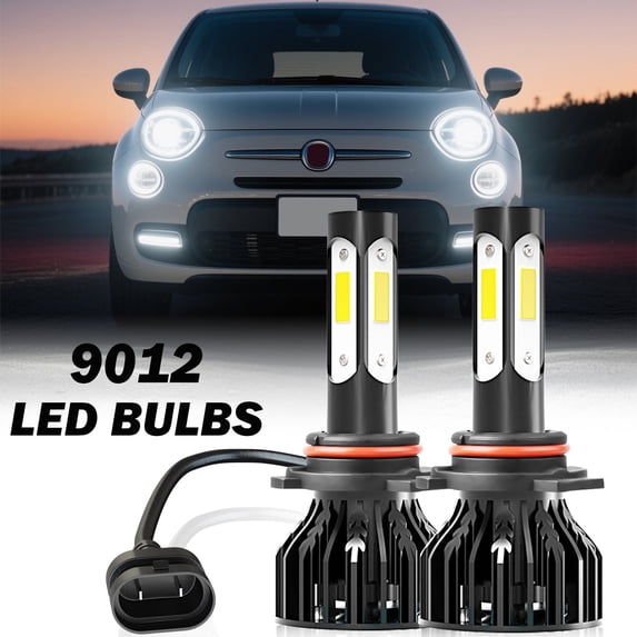 For FIAT 500L 2014-2020 Headlights 9012 High/Low Beam 2pc