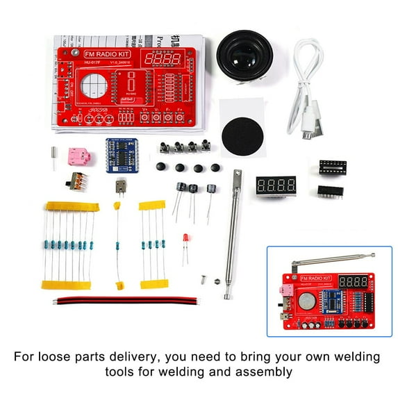 For FM Radio Soldering Kit for Students and Hobby Electronics Projects