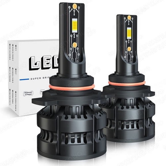 For FORD TAURUS 2013-2018 Bright 9012 LED Headlight Bulbs High/Low Beam White 6000K 2PCS 60W 12000LM CSP
