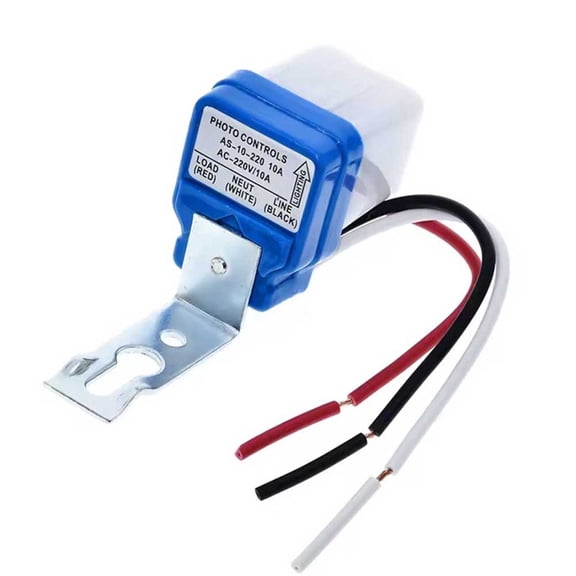 For Factory Lighting 41*42*26Mm Light Control Switch 10M Sensing Range 2200W Max Load Compact Size Day Night Control