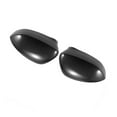 thumbnail image 1 of For Fiat 500 2007-2023 Pair Car Door Wing Rearview Mirror Cover Cap Replacement Glossy/Carbon Fiber Black 735452185 735452186, 1 of 6