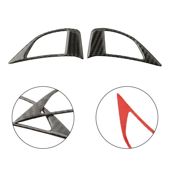 For Fiat 500 2012-2015 Steering Wheel Performance/Custom Carbon Fiber Cover Trim Interior Steering High Qualit Material