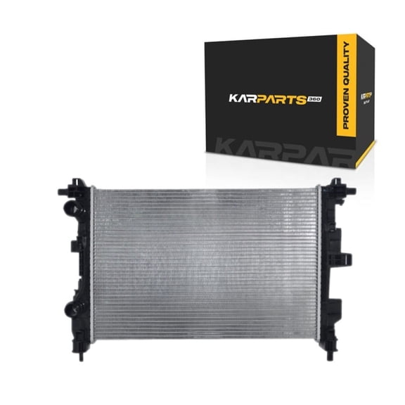 For Fiat 500 2019 2020 2021 2022 Radiator | 1.3 Liter L4 Turbocharged | Replacement For 191275878248, 68430444AA