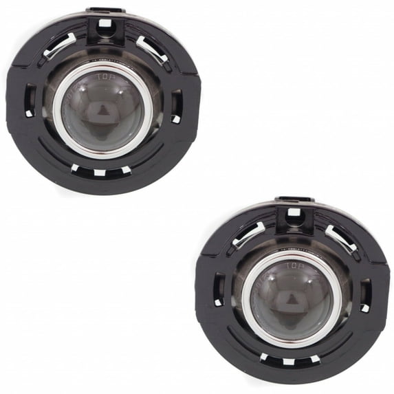 For Fiat 500 Fog Light Assembly 2013 2014 2015 Driver and Passenger Side | Pair | Turbo | CAPA Certified | For FI2592101