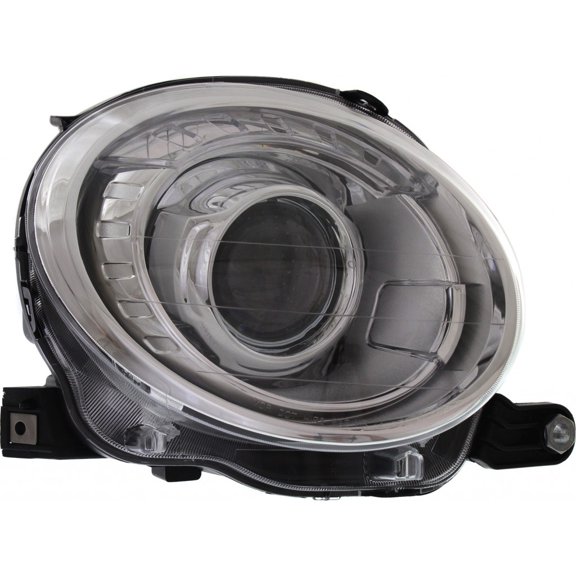 For Fiat 500 Headlight 2012 13 14 15 16 17 18 2019 Passenger Side Projector CAPA Certified For FI2503100 | 5182428AE