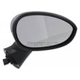 thumbnail image 1 of For Fiat 500 Mirror 2012-2018 Passenger Side Manual Folding Power | Heated | Type 1 | Temperature Sensor | Hatchback | Chrome FI1321101 | 5182468AC, 1 of 5