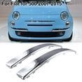 thumbnail image 1 of For Fiat for 500 2007-2015 Hatchback Front Bumper Moulding Lower Chrome Trim new, 1 of 6