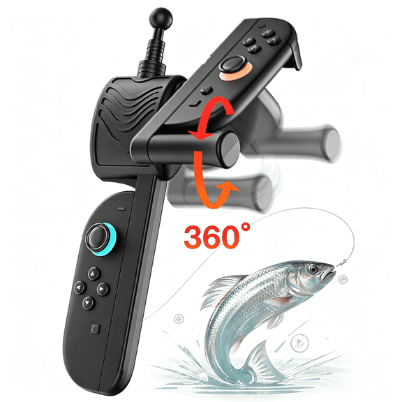 For Fishing Rod Game Grip Compatible with Switch 2 Joy-Con Motion Sensing Gaming Accessory