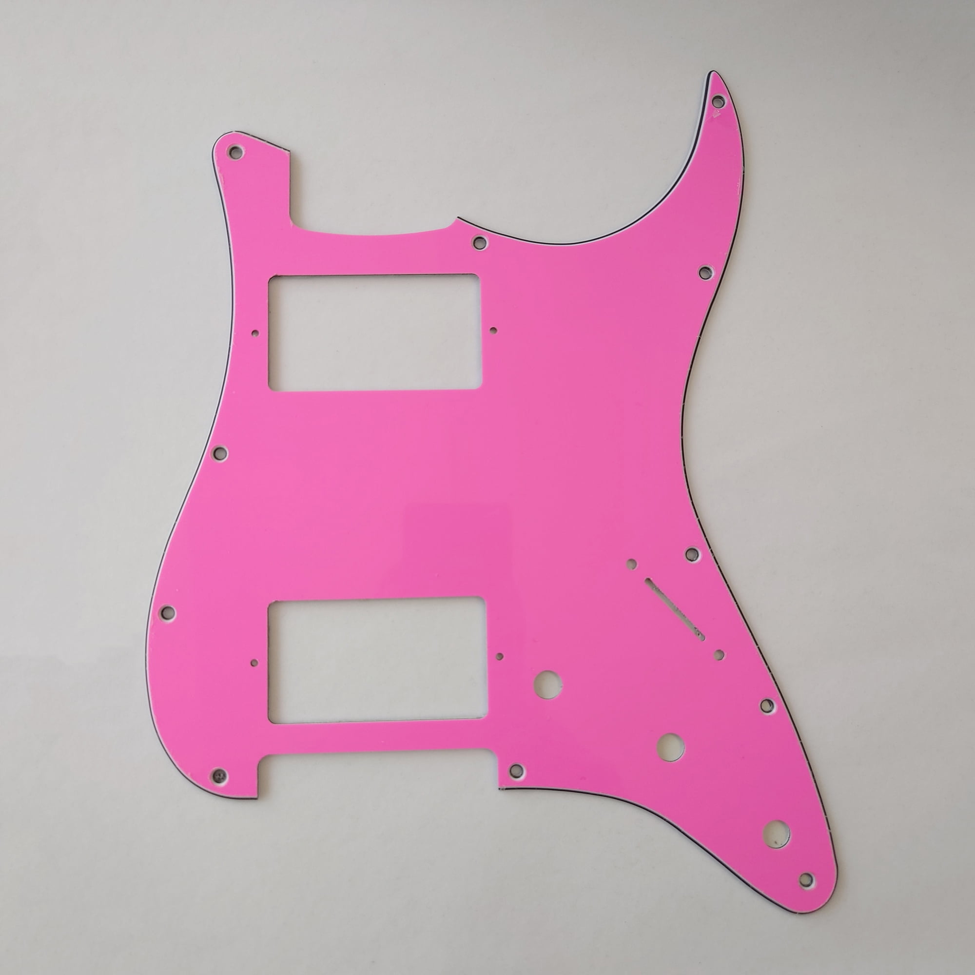 For Fit Fender Stratocaster HH Humbucker Pickup Strat Guitar Pickguard Replacement Parts with Mounting Screws 3 Ply