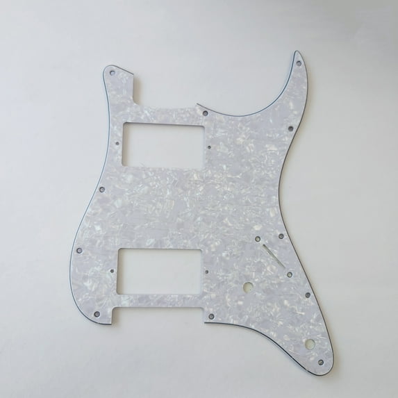 For Fit Fender Stratocaster HH Humbucker Pickup Strat Guitar Pickguard Replacement Parts with Mounting Screws 3 Ply