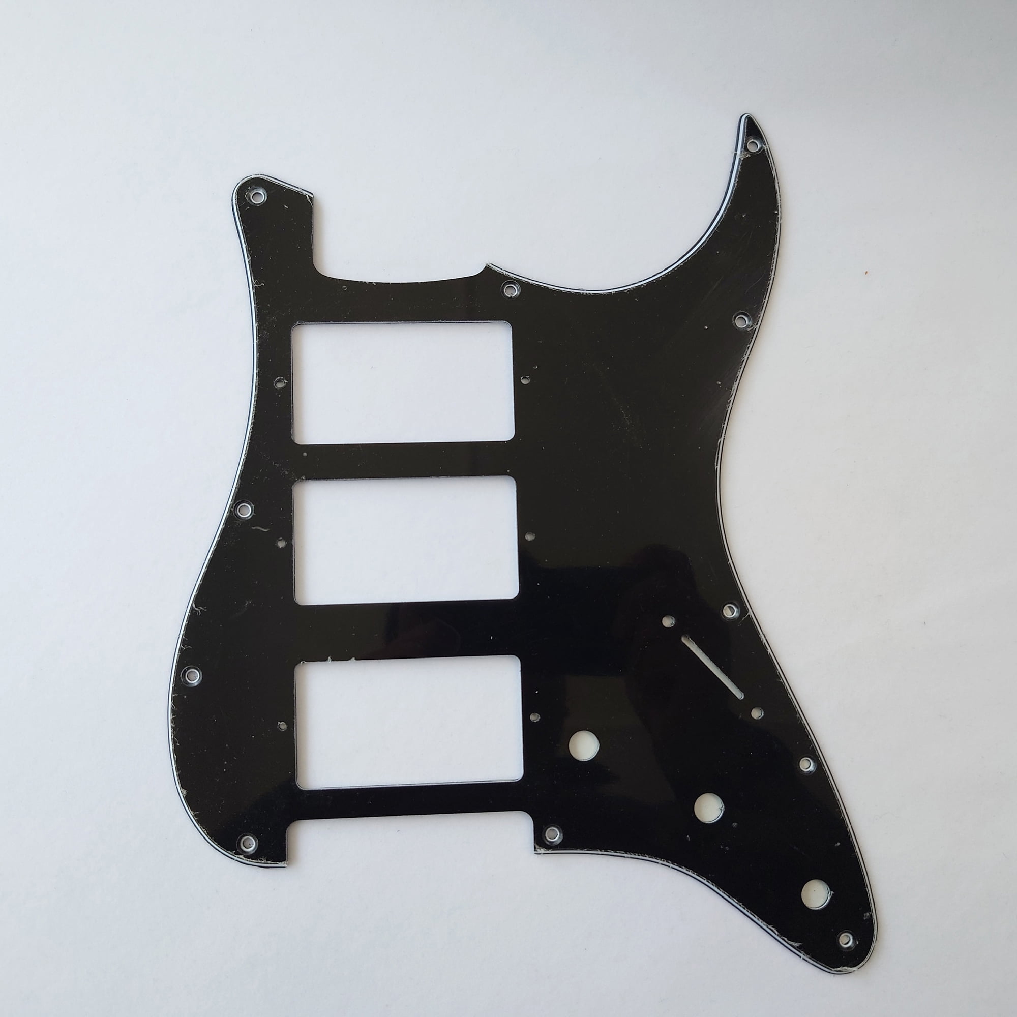 For Fit Fender Stratocaster HHH Humbucker Pickup Strat Guitar Pickguard Replacement Parts with Mounting Screws 3 Ply
