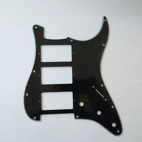 For Fit Fender Stratocaster HHH Humbucker Pickup Strat Guitar Pickguard Replacement Parts with Mounting Screws 3 Ply