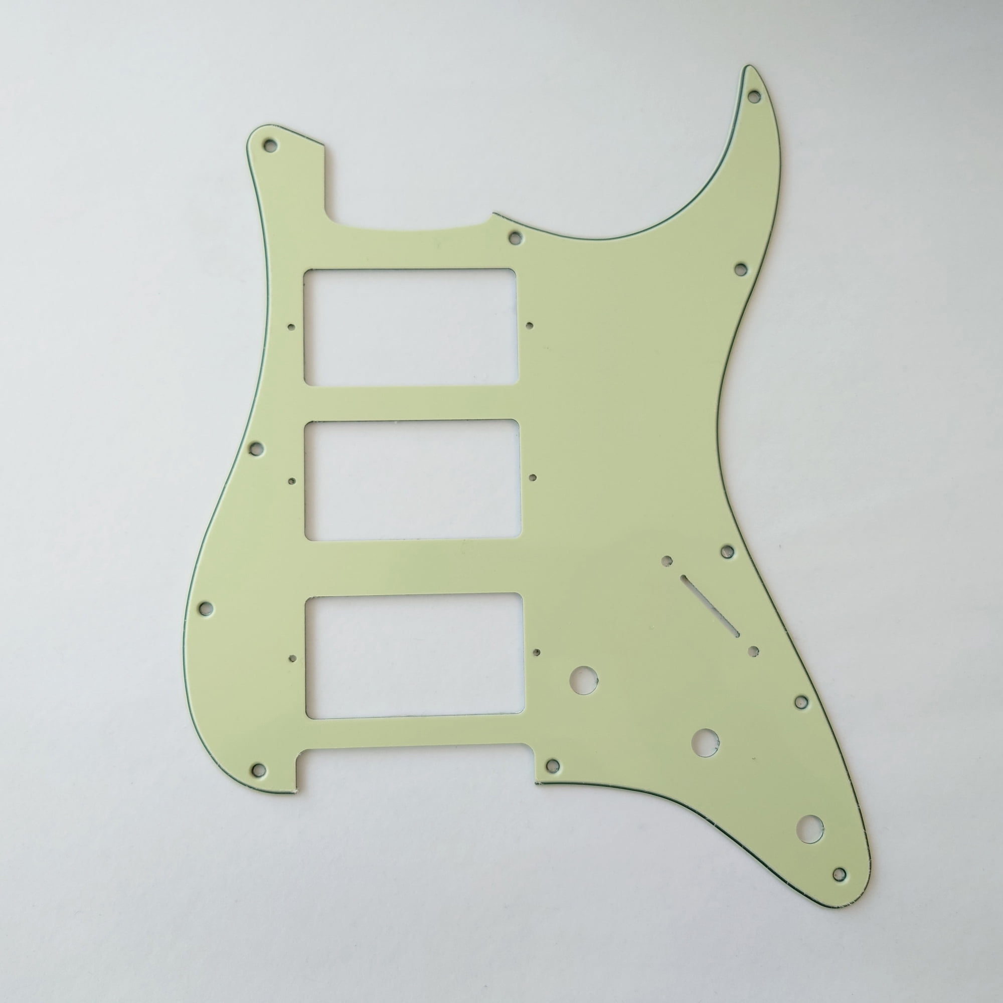 For Fit Fender Stratocaster HHH Humbucker Pickup Strat Guitar Pickguard Replacement Parts with Mounting Screws 3 Ply