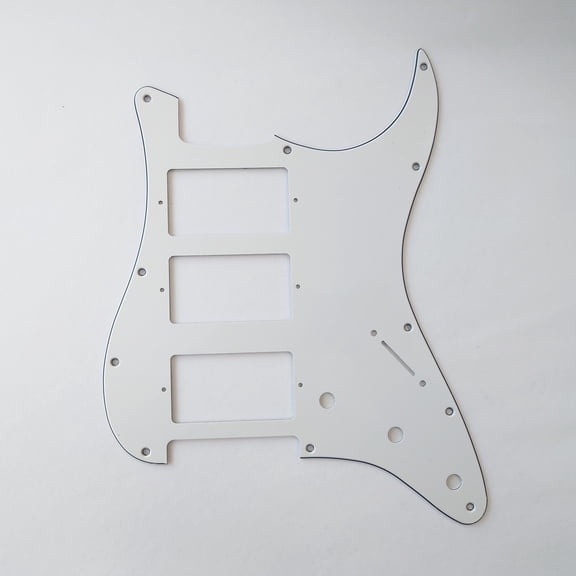 For Fit Fender Stratocaster HHH Humbucker Pickup Strat Guitar Pickguard Replacement Parts with Mounting Screws 3 Ply