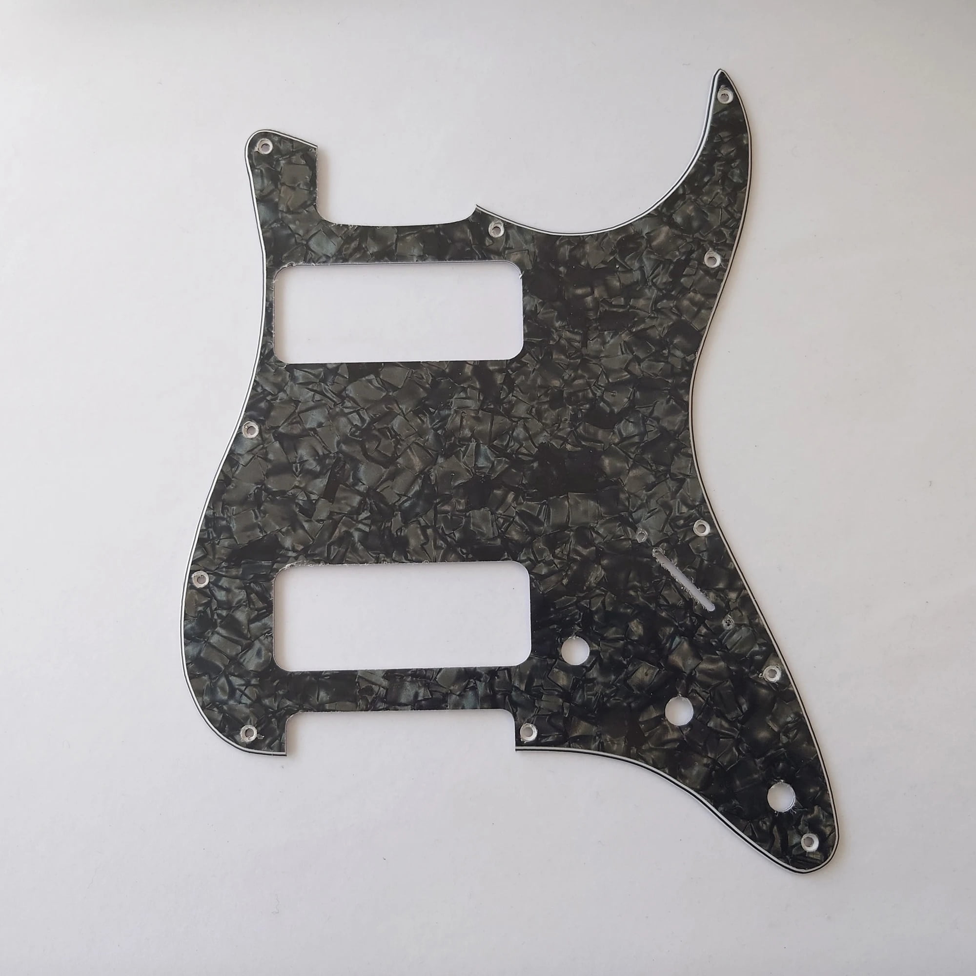 For Fit Fender Stratocaster P90 2 Pickup Strat Guitar Pickguard Replacement Parts with Mounting Screws 3 Ply
