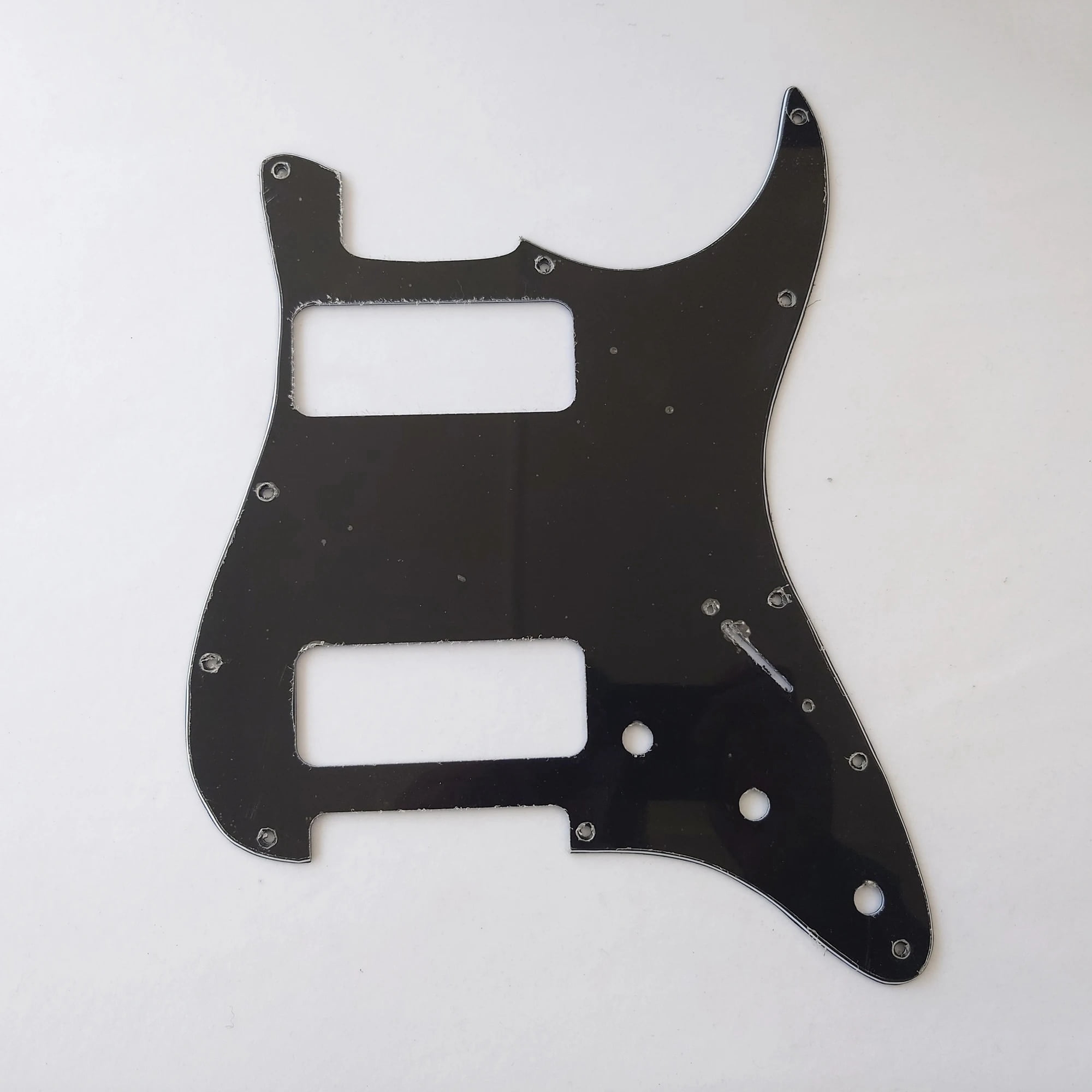 For Fit Fender Stratocaster P90 2 Pickup Strat Guitar Pickguard Replacement Parts with Mounting Screws 3 Ply