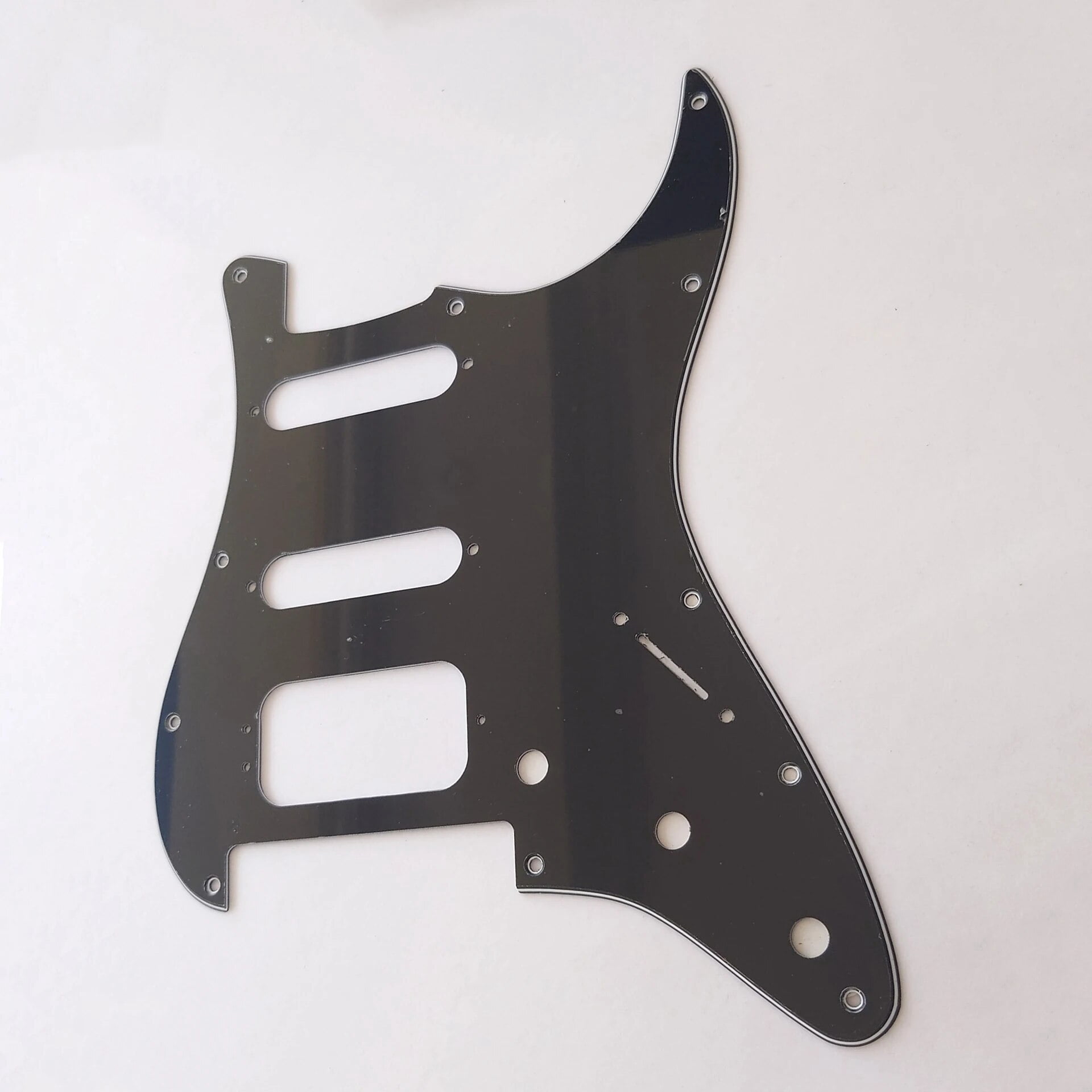 For Fit Fender Stratocaster SSH Humbucker Pickup Strat Guitar Pickguard Replacement Parts with Mounting Screws 3 Ply